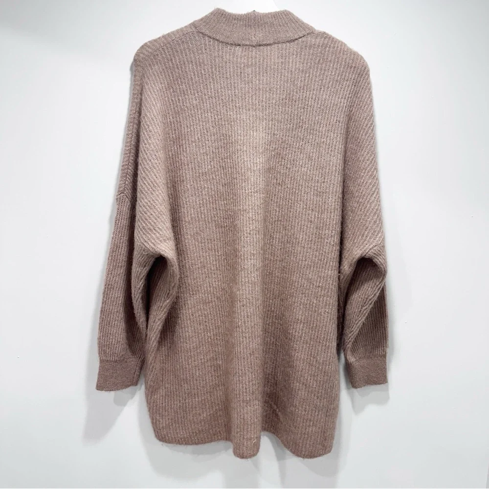 Selected Femme Women's Light Brown Wool Alpaka Blend Turtleneck Sweater size L - Picture 11 of 11